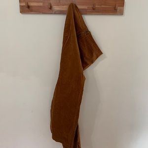 burnt orange corduroy pants